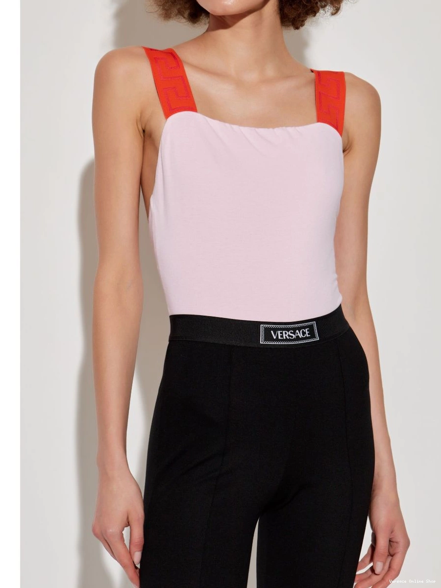 Affordable Women Border Greca bodysuit Versace 0730